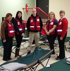 Canadian Red Cross volunteer responders provide aid at New Brunswick derailment